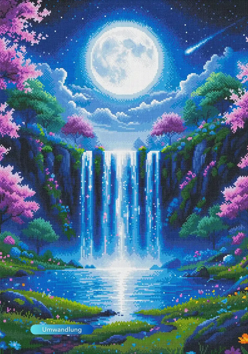 Diamond Painting - Tal der flüsternden Wasser