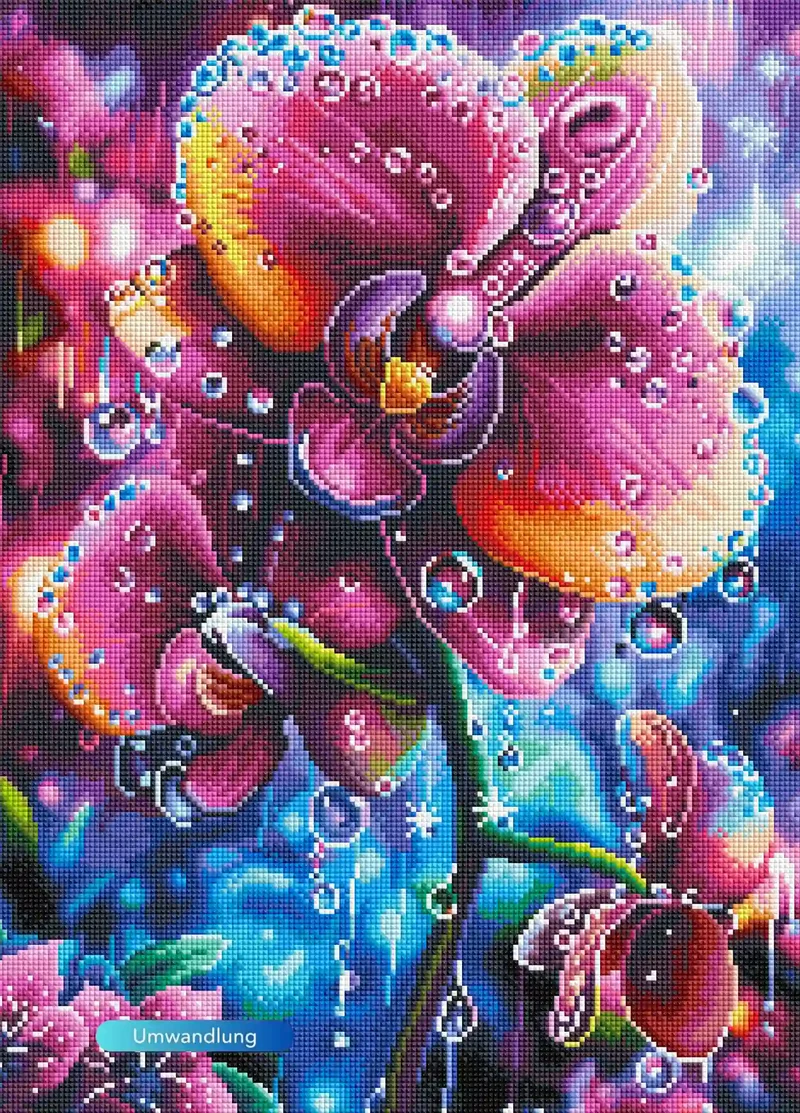 Diamond Painting - Regenkuss