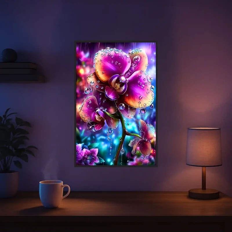 Diamond Painting - Regenkuss