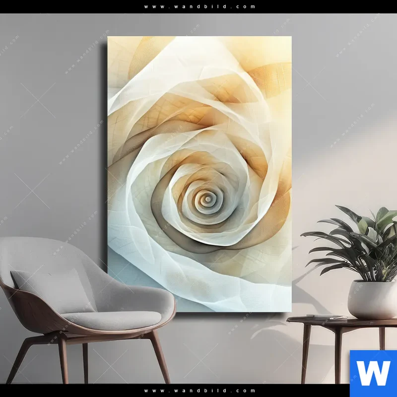 Leinwandbild | Spirale der Leichtigkeit | Hochformat