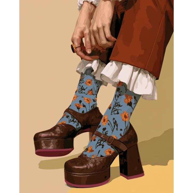 Blumensocken & Stiefel