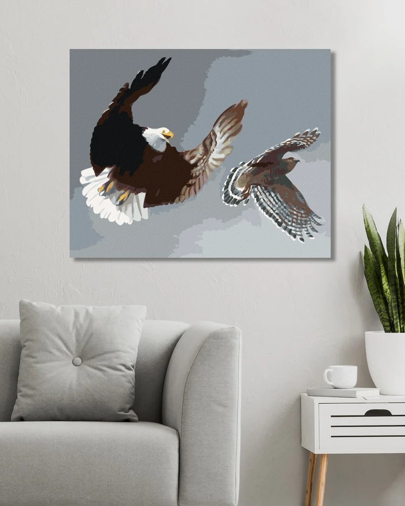 Diamond painting - ADLER UND BUSSARD (D. RUSTY RUST)