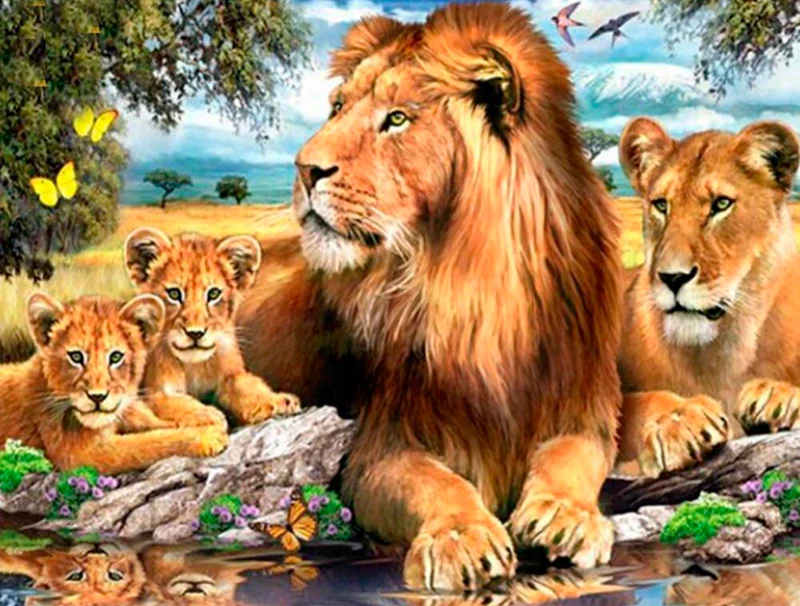 Lion Family PIX-409