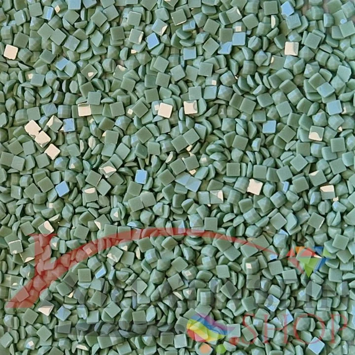 DMC 966 Baby Green MED - eckige Steine - Diamond Painting