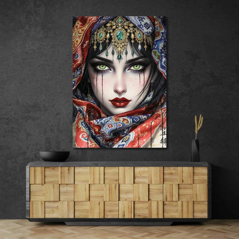 5D Diamond Painting – Tränen aus Smaragd