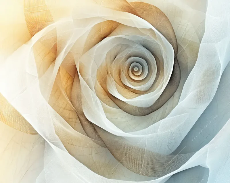 Alu-Dibond Bild | Spirale der Leichtigkeit | Querformat