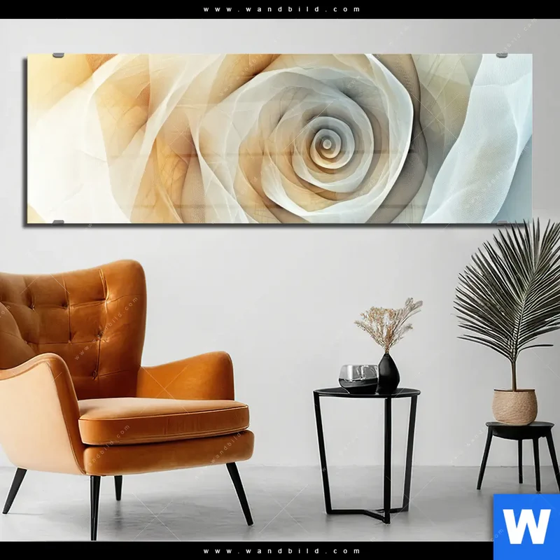 Acrylglasbild | Spirale der Leichtigkeit | Panorama