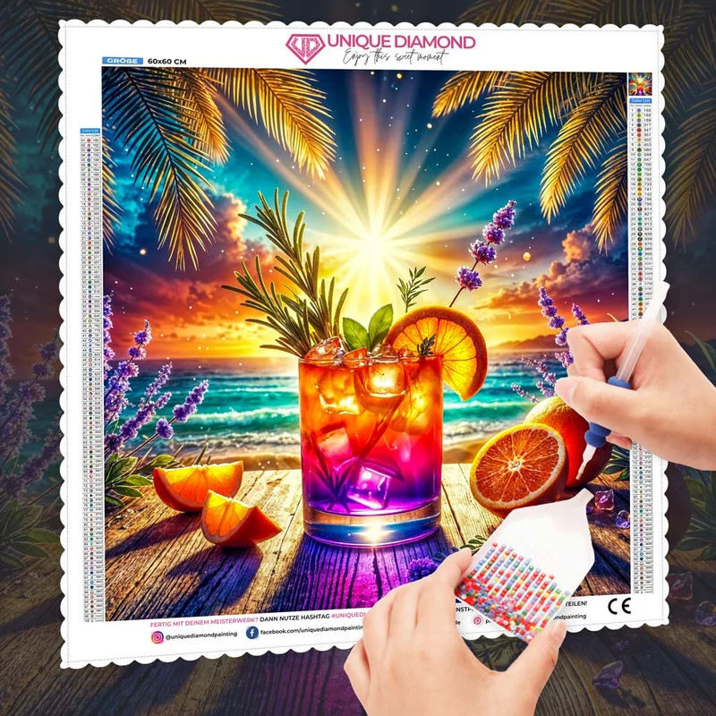 5D Diamond Painting – Sunset Spritz