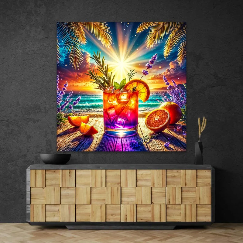 5D Diamond Painting – Sunset Spritz