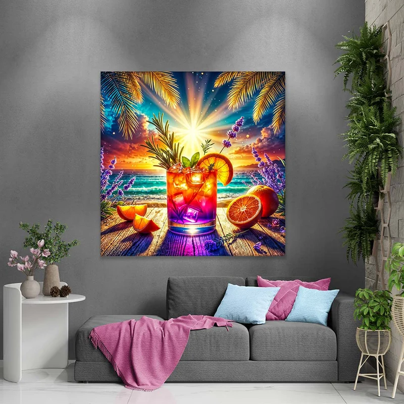5D Diamond Painting – Sunset Spritz