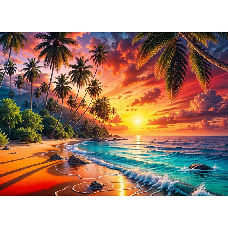 5D Diamond Painting – Aloha Sunset