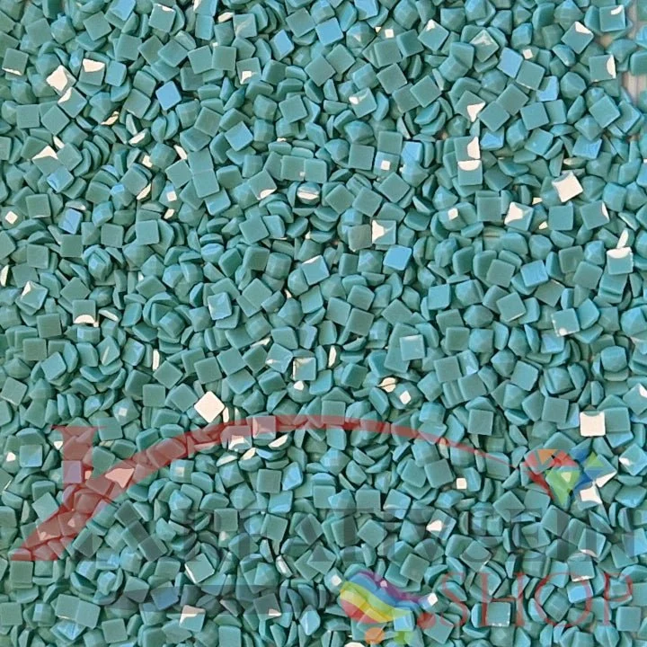 DMC 959 Sea Green MED - eckige Steine - Diamond Painting