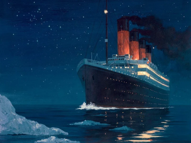 Titanic Boat Painting PIX-556