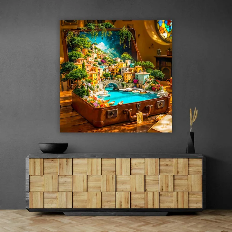 5D Diamond Painting – Italienische Träume im Koffer