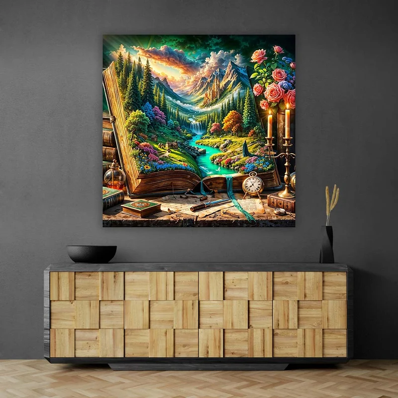 5D Diamond Painting – Das Buch der Fantasie