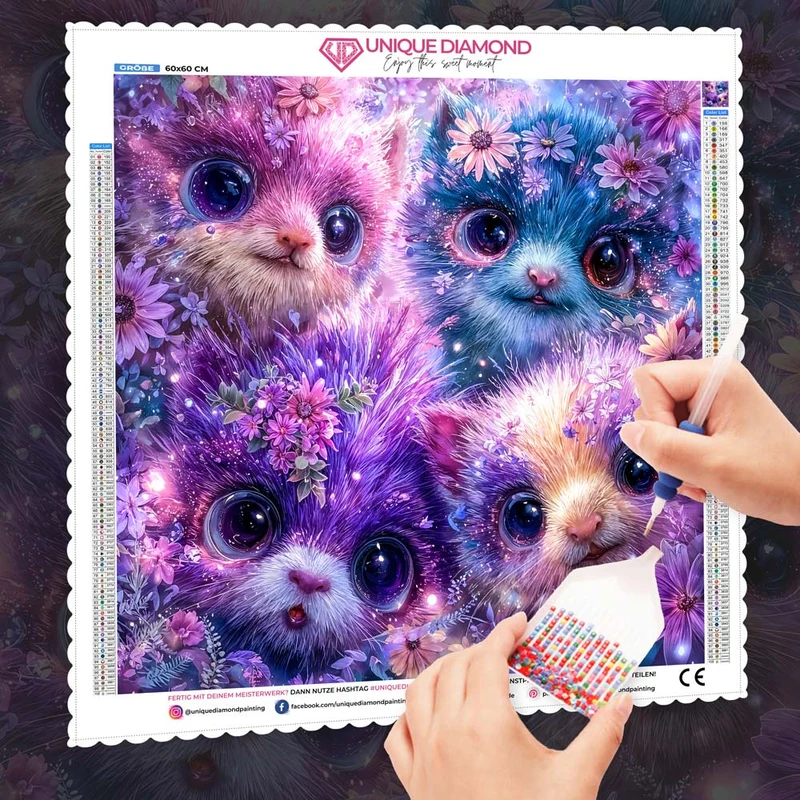 5D Diamond Painting – Die Blütenbande