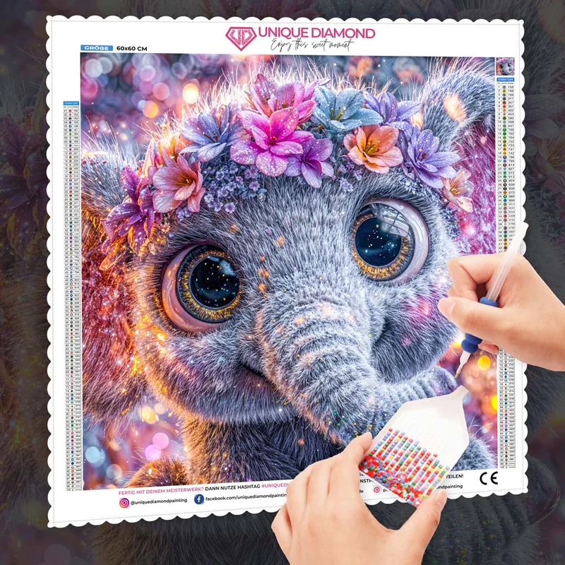 5D Diamond Painting – Elea, das Sternenbaby