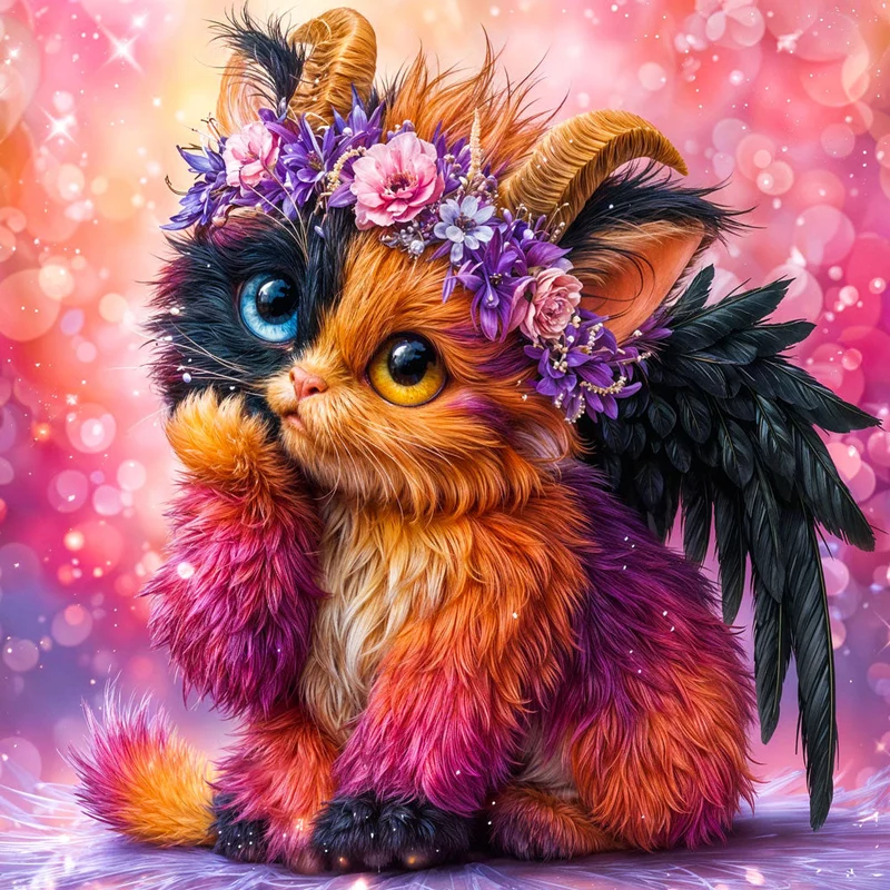 5D Diamond Painting – Blütenkobold Mira