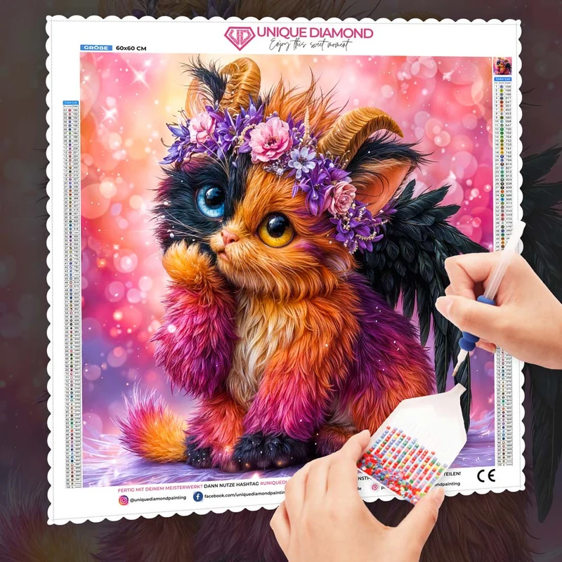 5D Diamond Painting – Blütenkobold Mira