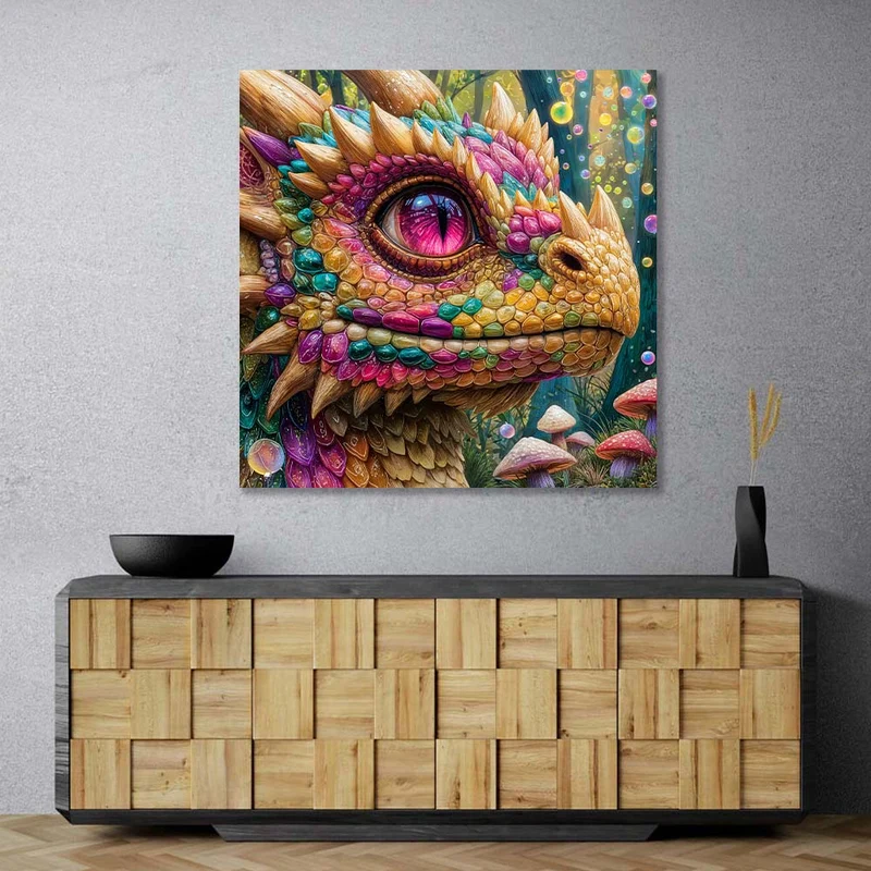 5D Diamond Painting – Glimmerdrache Juno