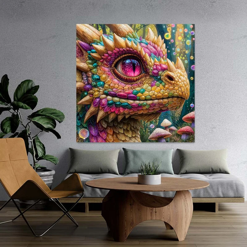 5D Diamond Painting – Glimmerdrache Juno