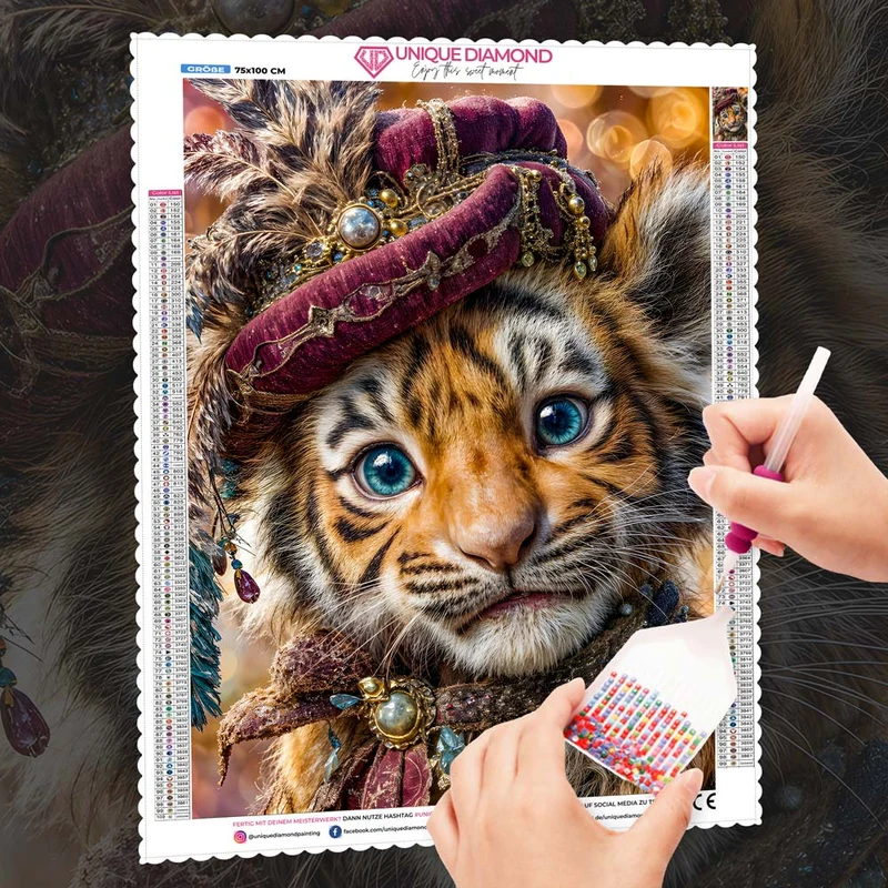 5D Diamond Painting – Prinz Tigrino