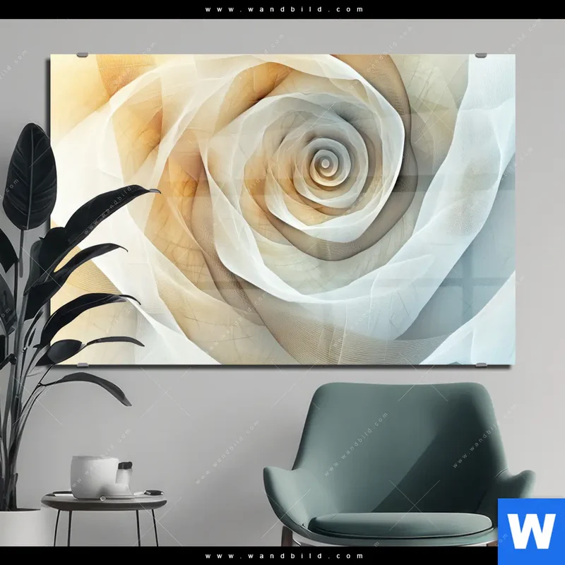 Acrylglasbild | Spirale der Leichtigkeit | Querformat