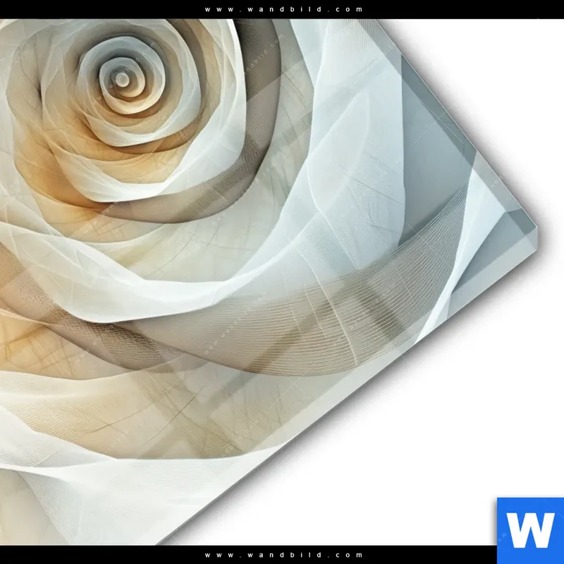 Acrylglasbild | Spirale der Leichtigkeit | Quadrat