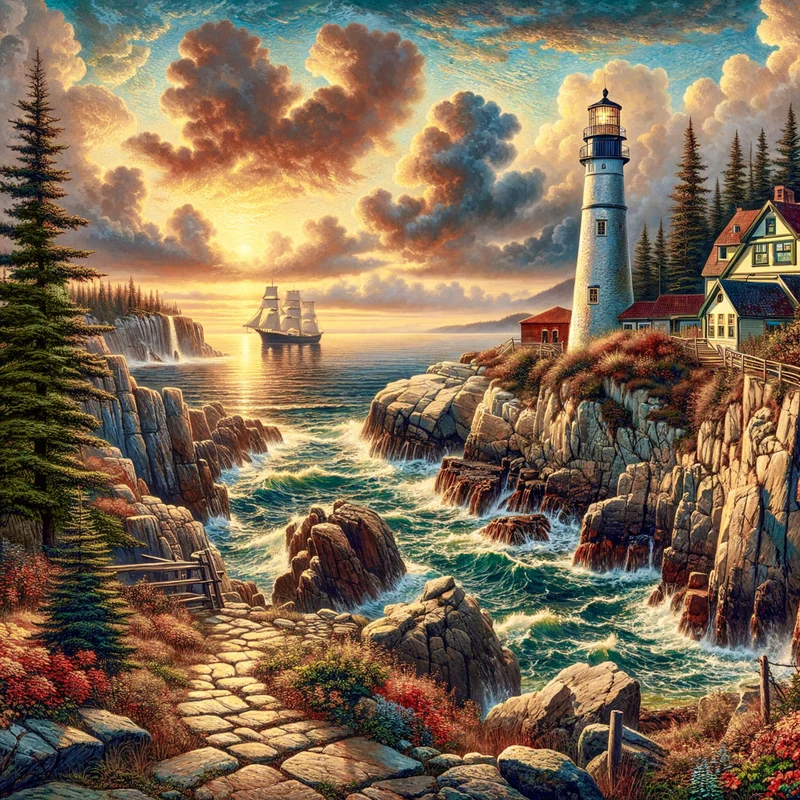 5D Diamond Painting – Leuchtfeuer von Arlora