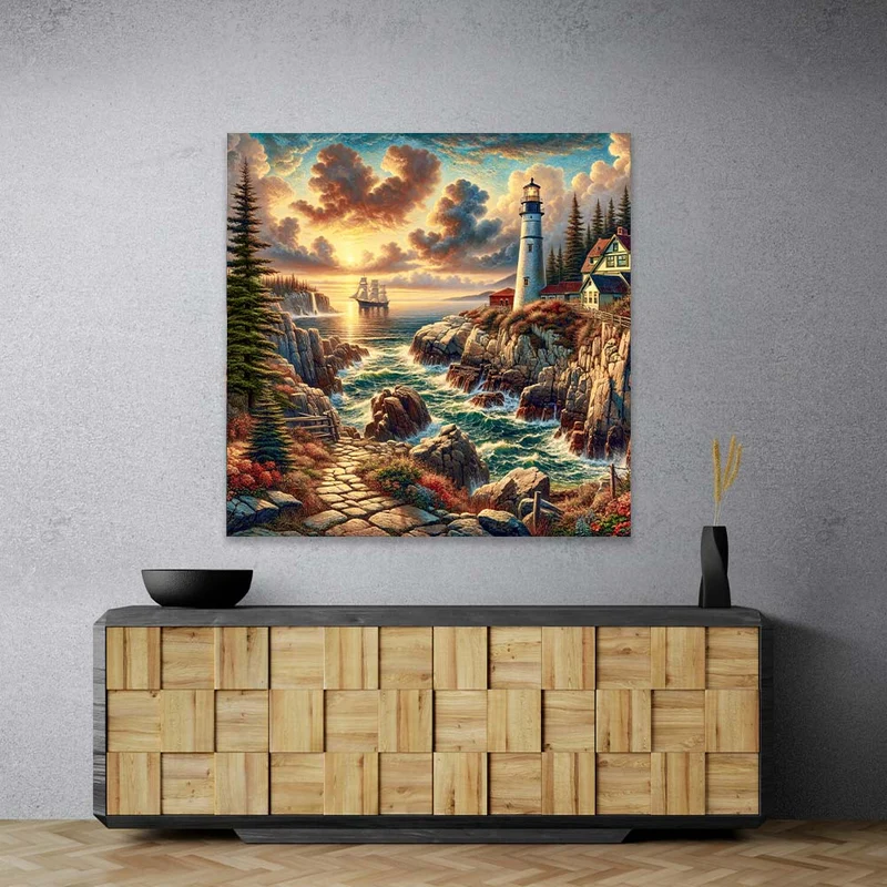 5D Diamond Painting – Leuchtfeuer von Arlora