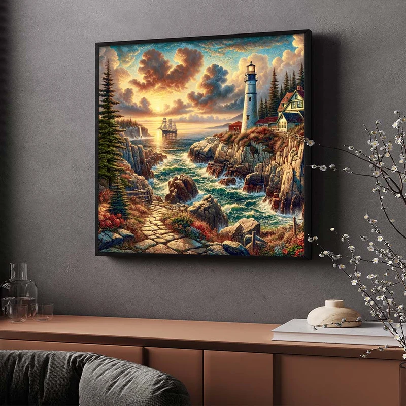 5D Diamond Painting – Leuchtfeuer von Arlora