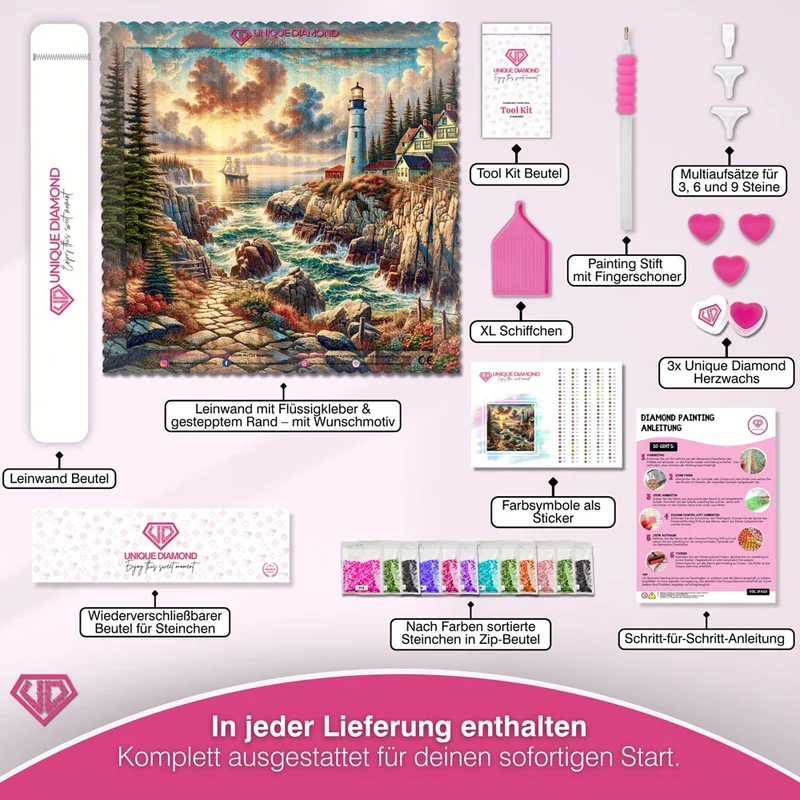 5D Diamond Painting – Leuchtfeuer von Arlora