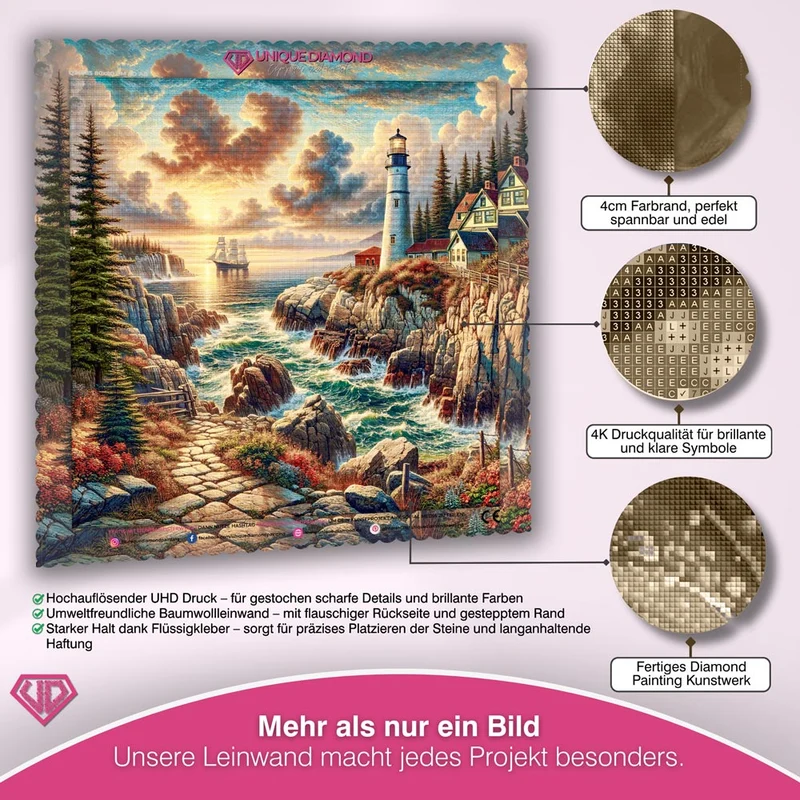 5D Diamond Painting – Leuchtfeuer von Arlora