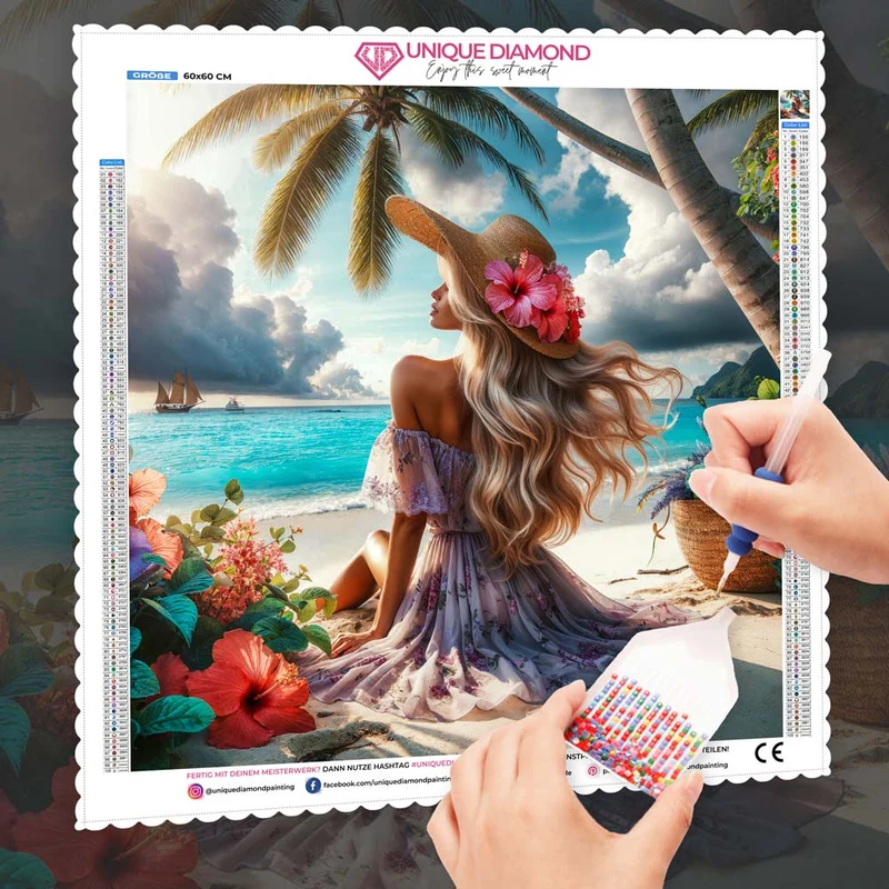 5D Diamond Painting – Melodie der Meeresbrise