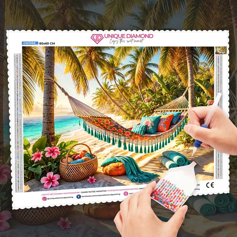 5D Diamond Painting – Aloha-Symphonie der Stille