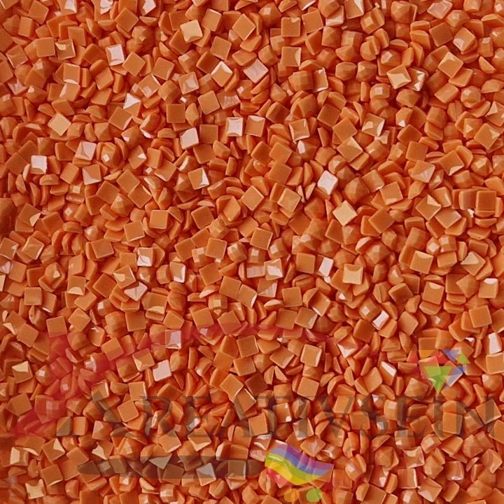 DMC 722 Orange Spice LT - eckige Steine - Diamond Painting