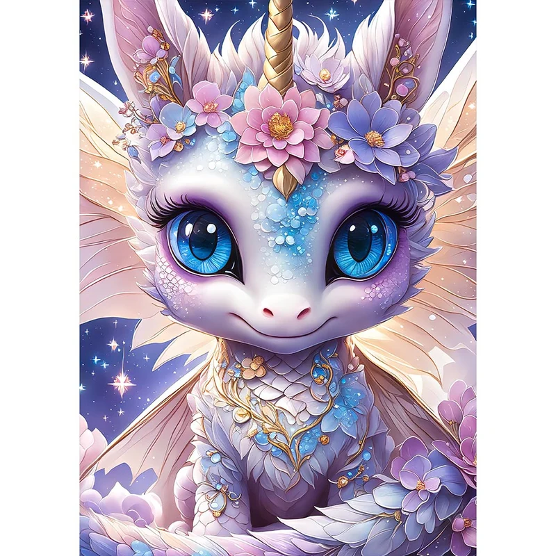 5D Diamond Painting – Magic Unicorn