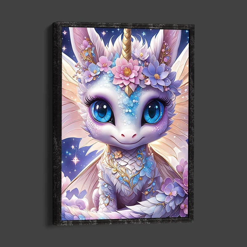 5D Diamond Painting – Magic Unicorn