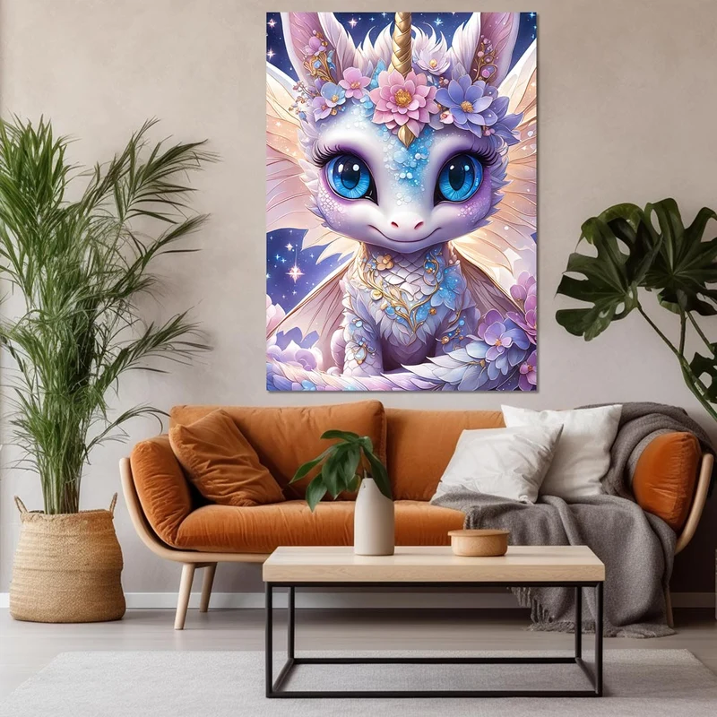 5D Diamond Painting – Magic Unicorn