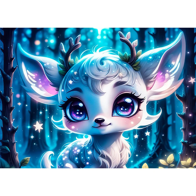 5D Diamond Painting – Small Cute Deer
