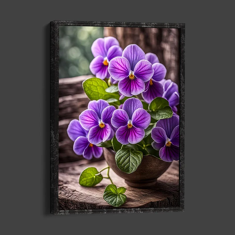 5D Diamond Painting – Stiefmütterchen