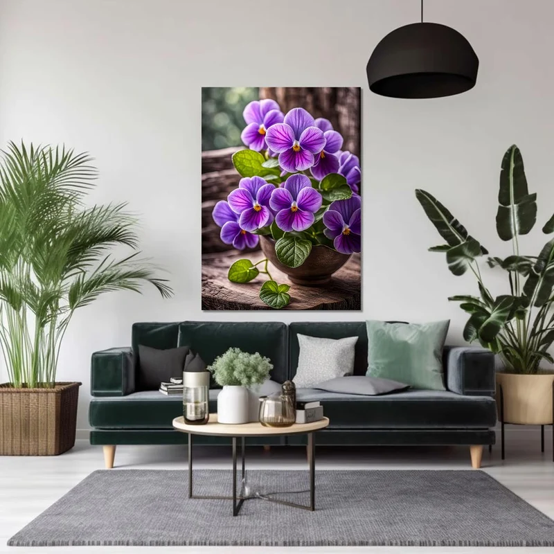 5D Diamond Painting – Stiefmütterchen
