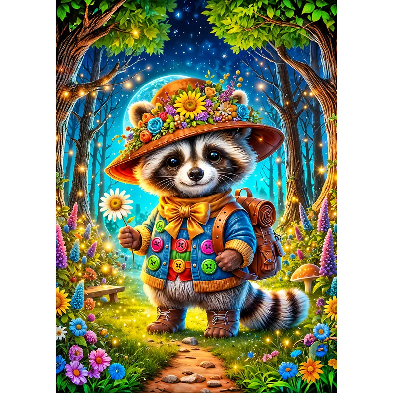 5D Diamond Painting – Waldwanderer Remy