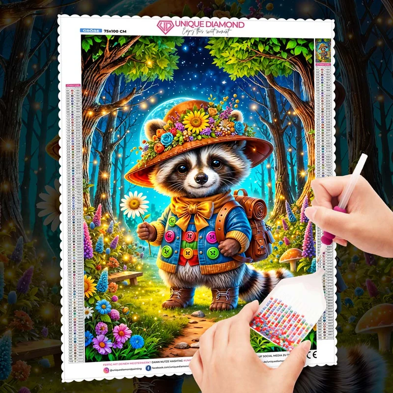 5D Diamond Painting – Waldwanderer Remy