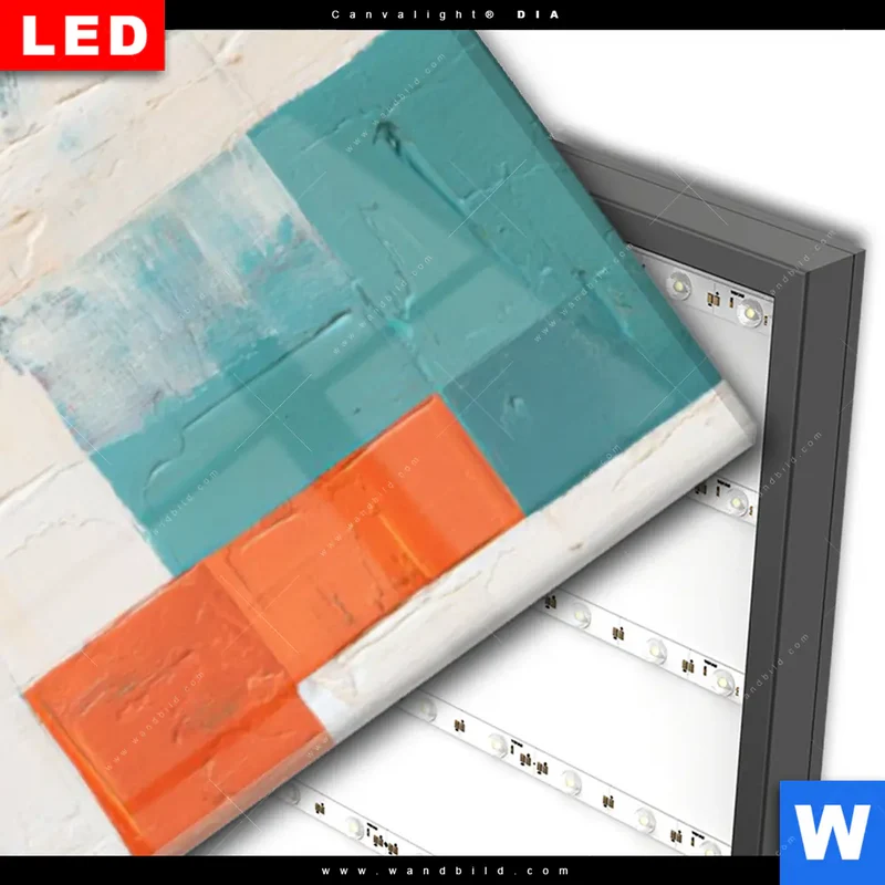 Wechselmotiv Acrylglas Canvalight® DIA | Bunte Weinvielfalt | Schmal