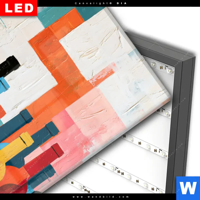 Wechselmotiv Acrylglas Canvalight® DIA | Bunte Weinvielfalt | Hochformat