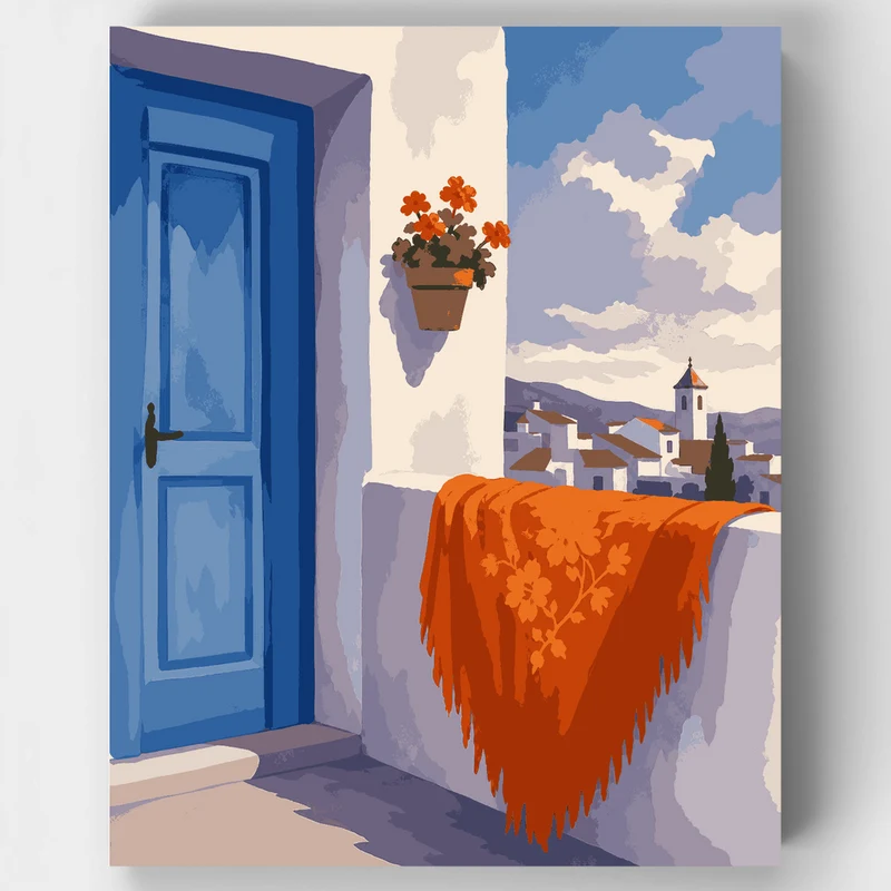 Andalusian Balcony - Paint by Numbers Kit