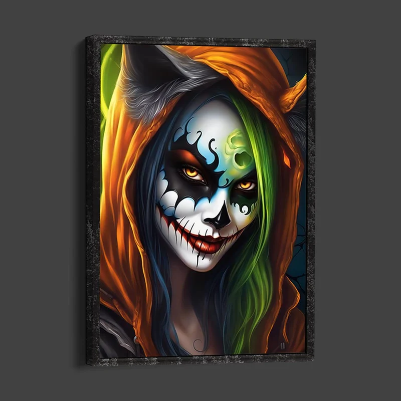 5D Diamond Painting – Halloween Face Art
