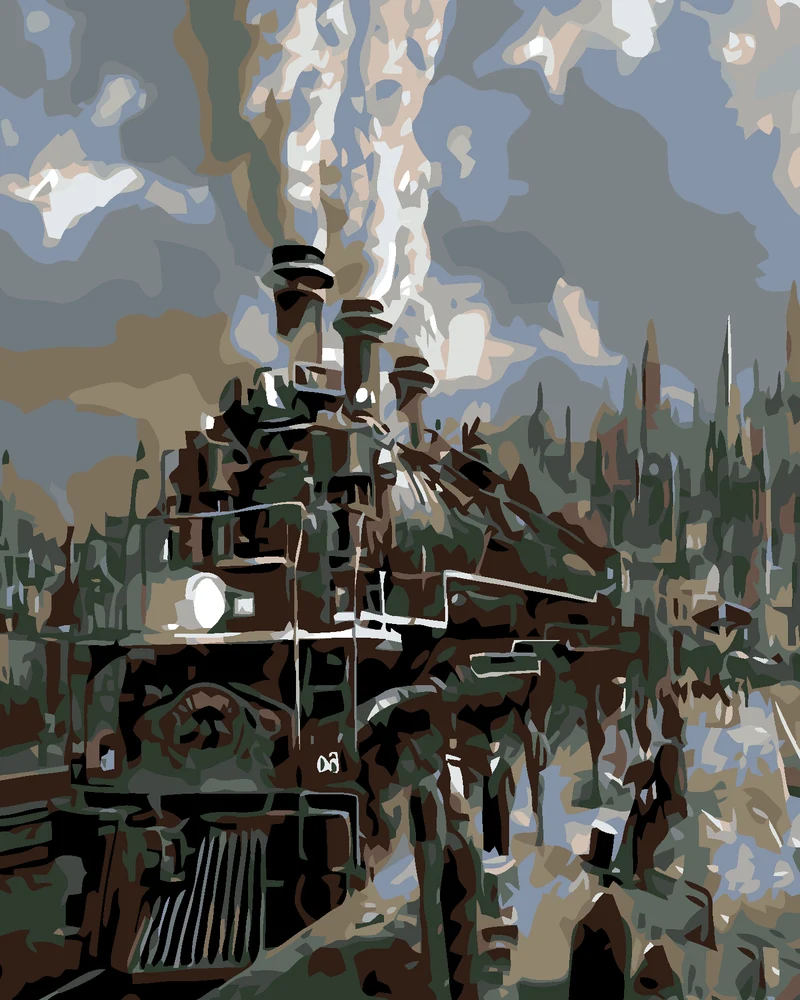 Diamond painting - LOKOMOTIVE