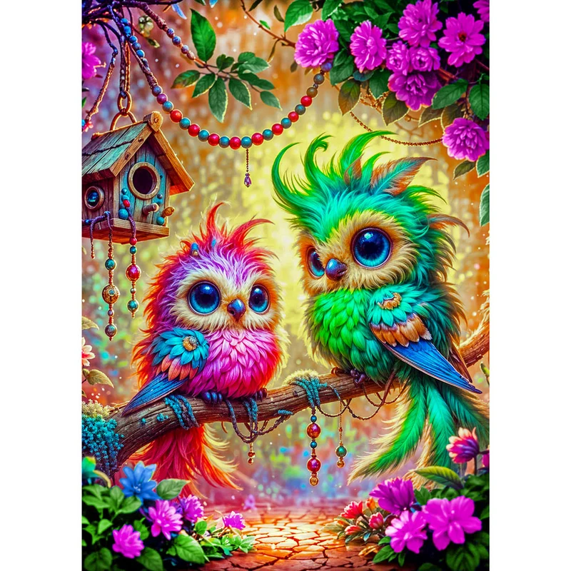 5D Diamond Painting – Juwelen der Baumkrone